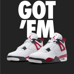 Jordan 4 red cement